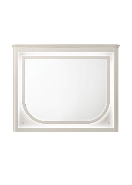 Laveda - Mirror With LED - White - Best Buy Furniture