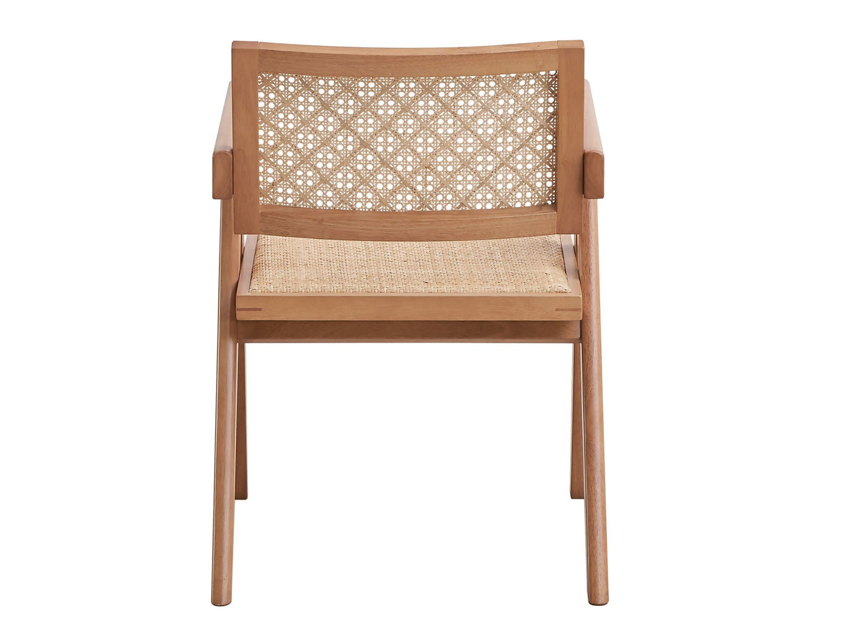 Velentina - Rattan Arm Chair (Set of 2) - Natural - Best Buy Furniture
