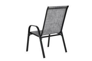 6 Piece Patio Chairs With Breathable Textilene Fabric