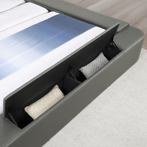 Zoya - Smart Multifunctional Bed, Built In Bluetooth Speakers, USB Charging