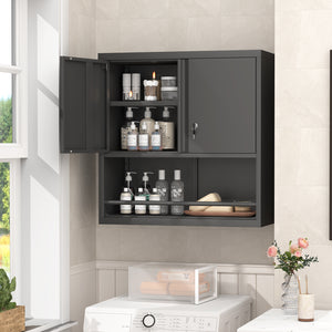 Metal Adjustable 2 Doors Storage Cabinet