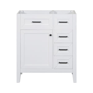 30" Bathroom Vanity Cabinet Base Without Sink