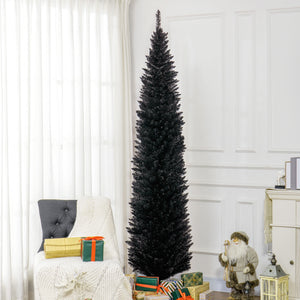 HOMCOM 8' Artificial Pencil Christmas Tree