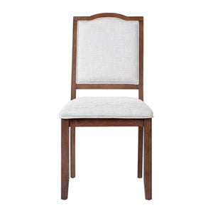 6 Piece Extendable Dining Table Set, Wood Table With Removable Leaf, 4 Upholstered Chairs And Bench - Cherry