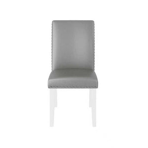 Upholstered Dining Chair With High Back Design (Set of 2)