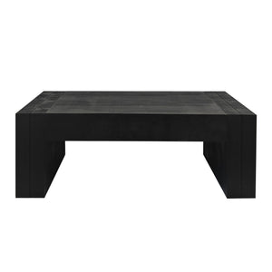 Modern Farmhouse Living Room Block Leg Coffee Table