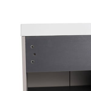 Modern Freestanding Bathroom Vanity With Soft Close Cabinet Doors