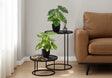 13" Tall, Artificial Plant, Monstera Calthea, Indoor, Faux, Fake, Table, Greenery, Potted, Decorative (Set of 2) - Green / Black - Best Buy Furniture