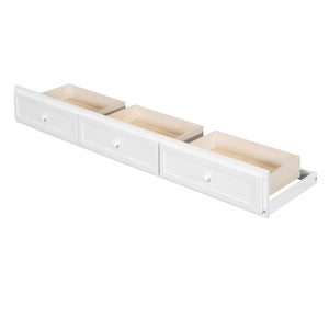 Bunk Bed With Drawers, Ladder And Storage Staircase