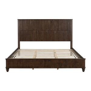 Platform Bed Frame & Tall Headboard