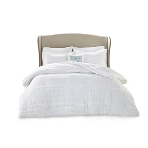 5 Piece Ruffled Comforter Set