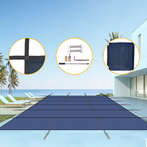 16 x 32 Ft Rectangle Inground Pool Safety Cover