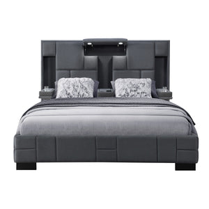 Yaris - Contemporary Bed With Wireless Charging And LED Lights