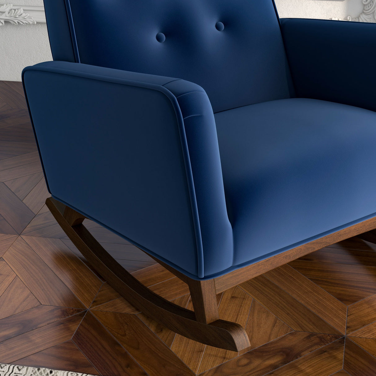 Demetrius - Solid Wood Rocking Chair