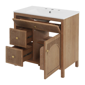 30 Inch Freestanding Farmhouse Bathroom Vanity