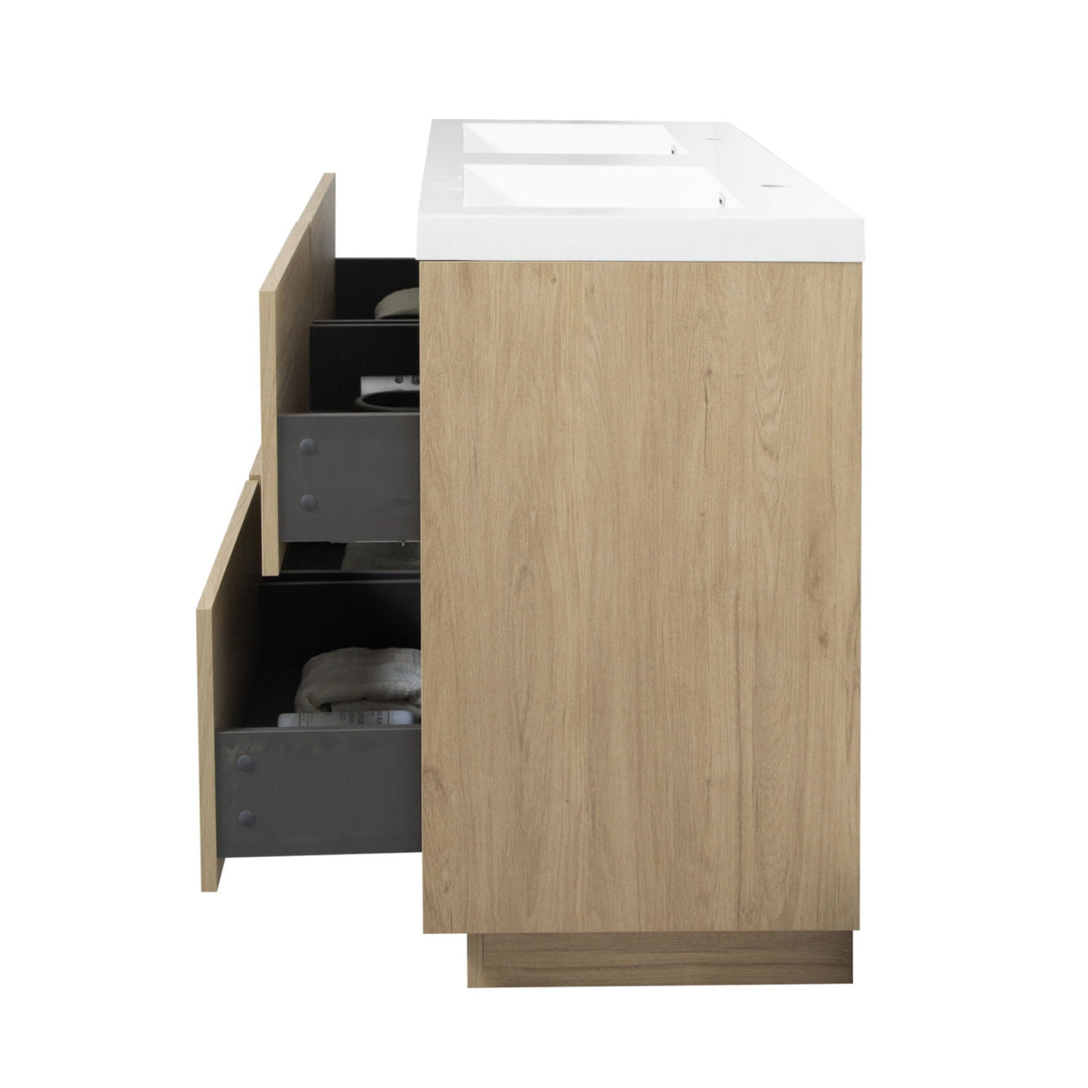 Bathin Freestanding Bathroom Vanity With Double Sinks