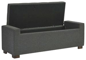 Cortwell - Storage Bench - Gray - Best Buy Furniture