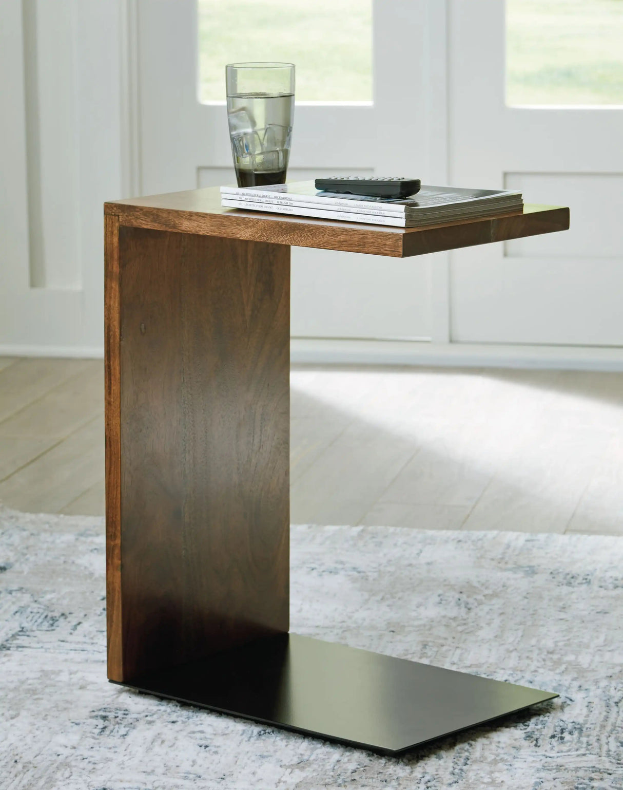 Wimshaw - Accent Table - Brown / Black - Best Buy Furniture