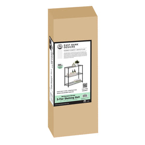 Assembled Metal Storage Shelving Unit - 3 Sizes & 2 Colors!
