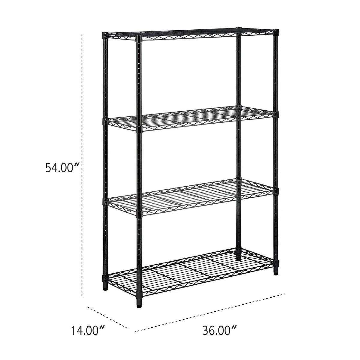 Assembled Metal Storage Shelving Unit - 3 Sizes & 2 Colors!
