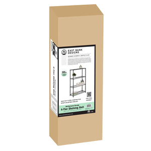 Assembled Metal Storage Shelving Unit - 3 Sizes & 2 Colors!