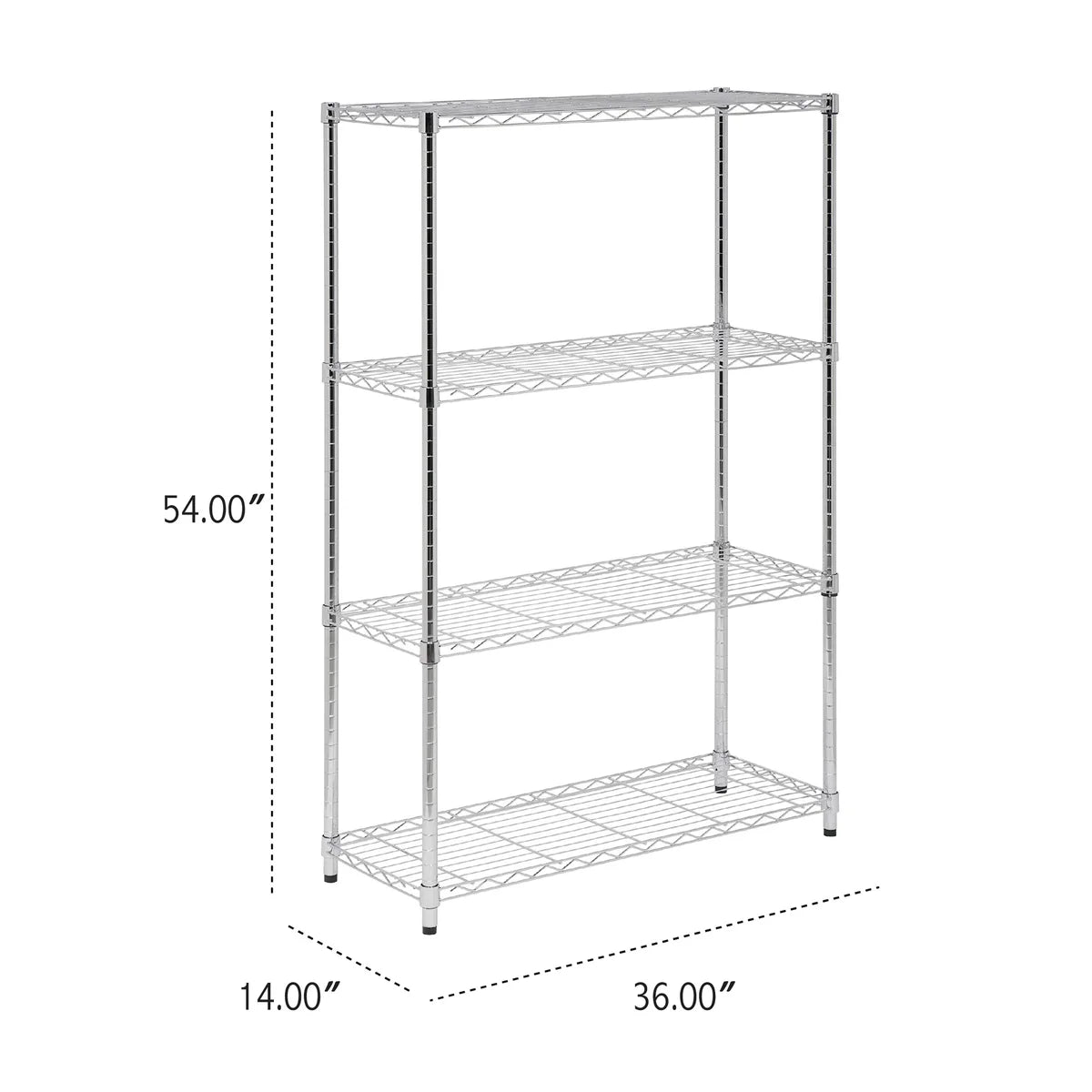 Assembled Metal Storage Shelving Unit - 3 Sizes & 2 Colors!