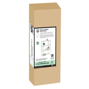 Assembled Metal Storage Shelving Unit - 3 Sizes & 2 Colors!