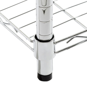 Assembled Metal Storage Shelving Unit - 3 Sizes & 2 Colors!
