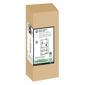 Assembled Metal Storage Shelving Unit - 3 Sizes & 2 Colors!