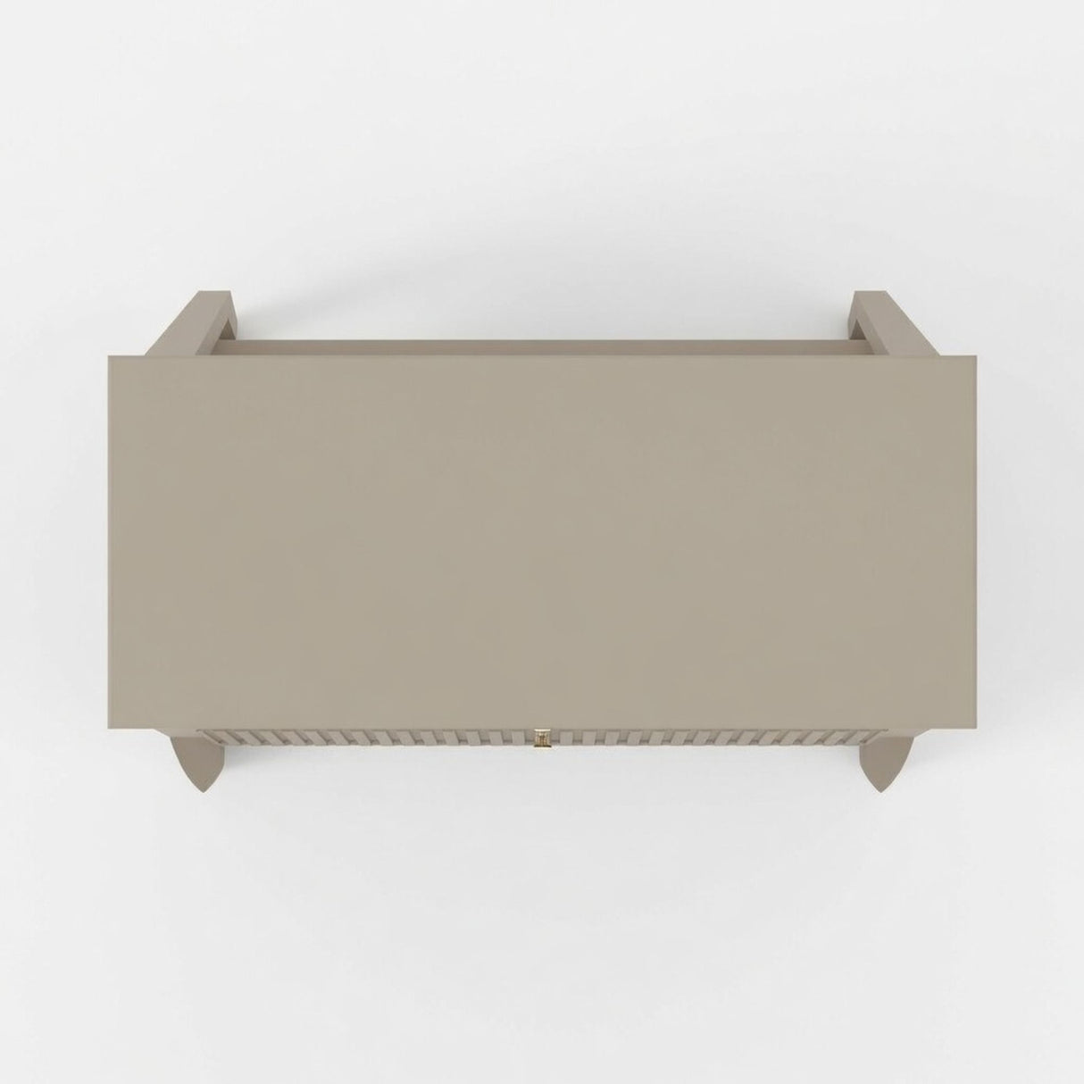 Fluted 3 Drawer Nightstand With Soft Close Slides