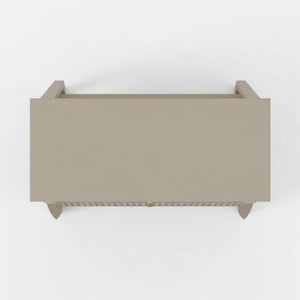 Fluted 3 Drawer Nightstand With Soft Close Slides