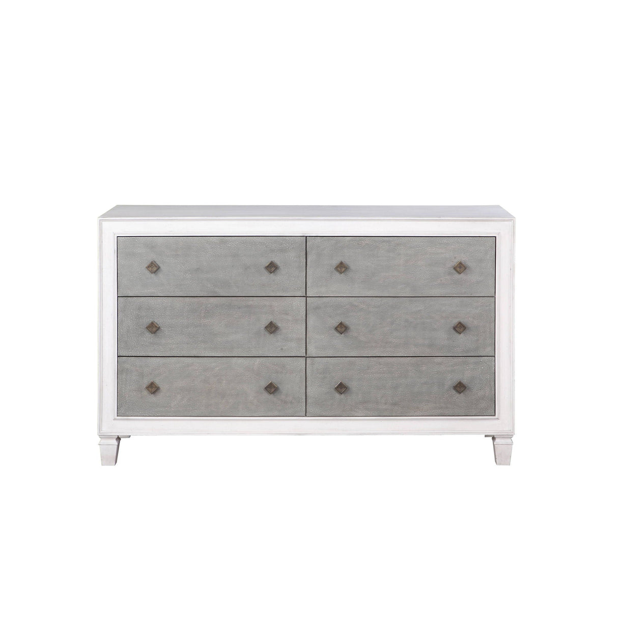 Katia - Weathered Dresser - White - Best Buy Furniture