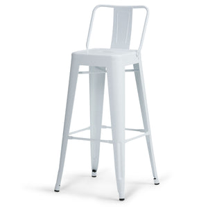 Rayne - Curved Back Metal Stool (Set of 2)