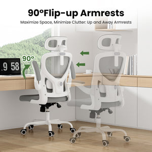 Ergonomic Office Chair with Headrest and Lumbar Support