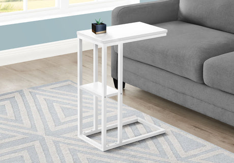 Accent Table, C - Shaped, Marble Look Contemporary & Modern Convenient Design - Best Buy Furniture