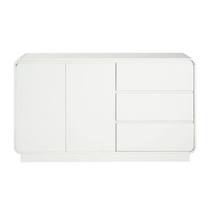 Sideboard, Wide Storage With 2 Doors And 3 Drawers