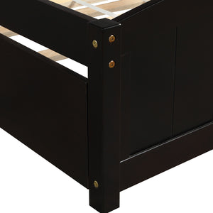 Platform Bed & Headboard, Footboard And Wood Slat Support