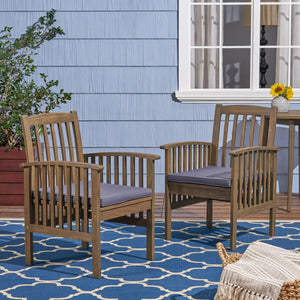 Casa - Acacia Dining Chair Set With Cushions, - Best Buy Furniture