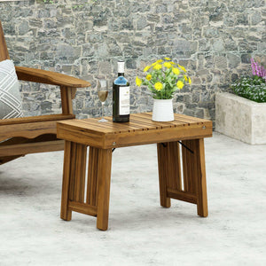 Temptation - Outdoor Foldable Side Table With Slat Design - Best Buy Furniture