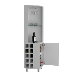 Kaia 70" Tall Corner Bar Cabinet
