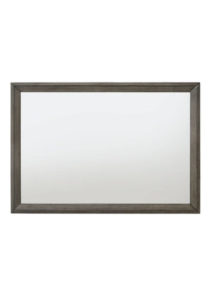 Escher - Mirror - Gray / Oak
