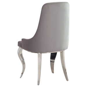 Luxury Upholstered Back Dining Chairs (Set of 2)