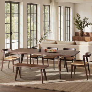 Capri 59-90.5" Solid Dining Table