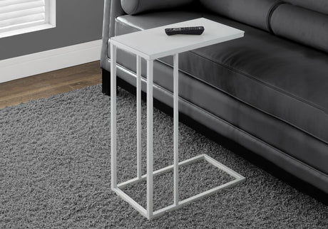 Accent Table, C - Shaped, Tempered Glass, Stylish Design Contemporary & Modern - Best Buy Furniture