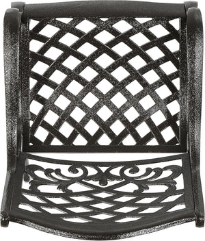 Ravenna 6-Person Metal Patio Dining Set with Rectangular Table