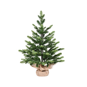 2FT Full PE Tabletop Christmas Tree with 230 Tips, Realistic