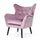 Alyssa - Mid Century Upholstered Arm Chair With Wingback Design - Best Buy Furniture