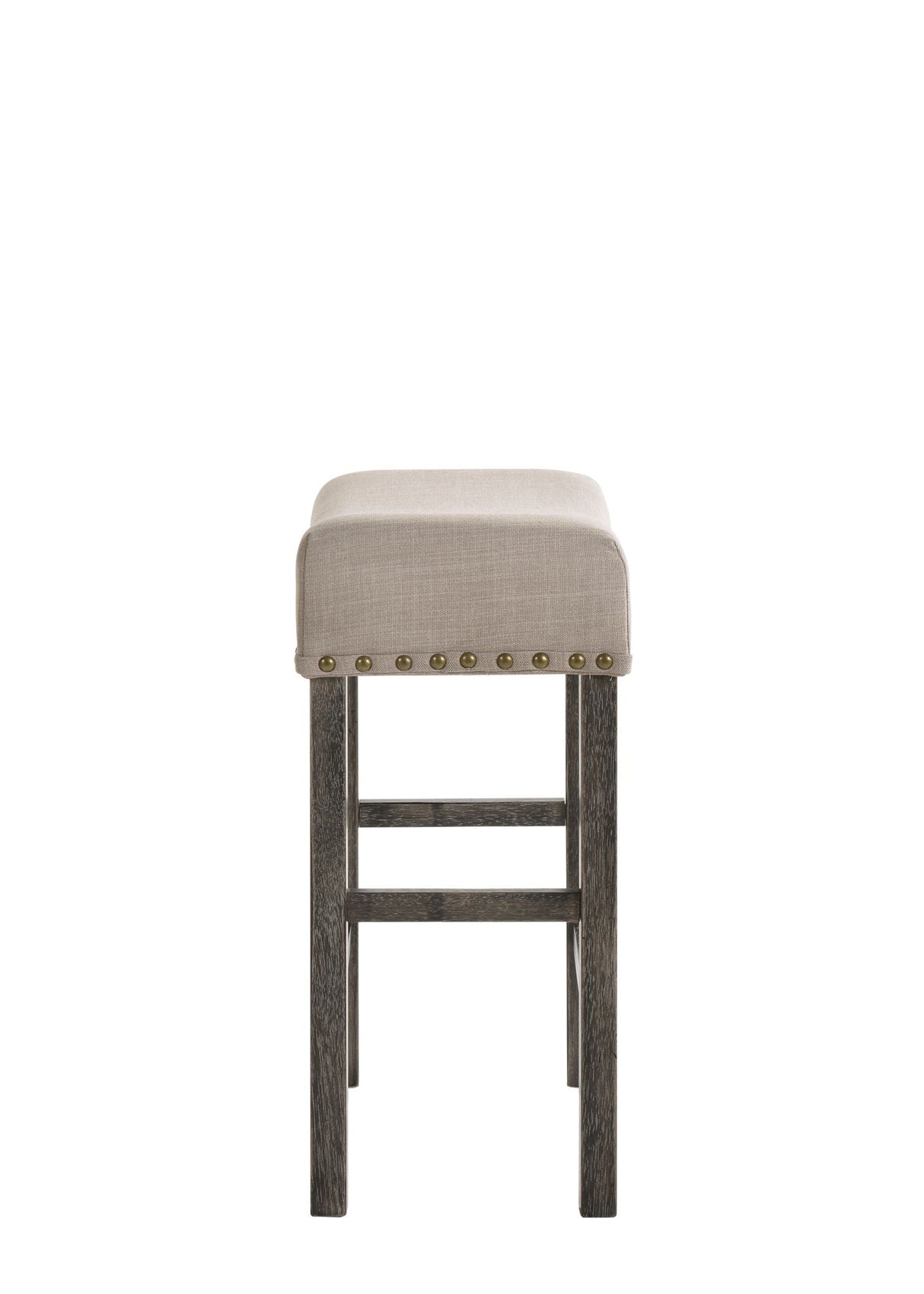 Martha II - Weathered Counter Height Stool (Set of 2) - Gray / Tan - Best Buy Furniture