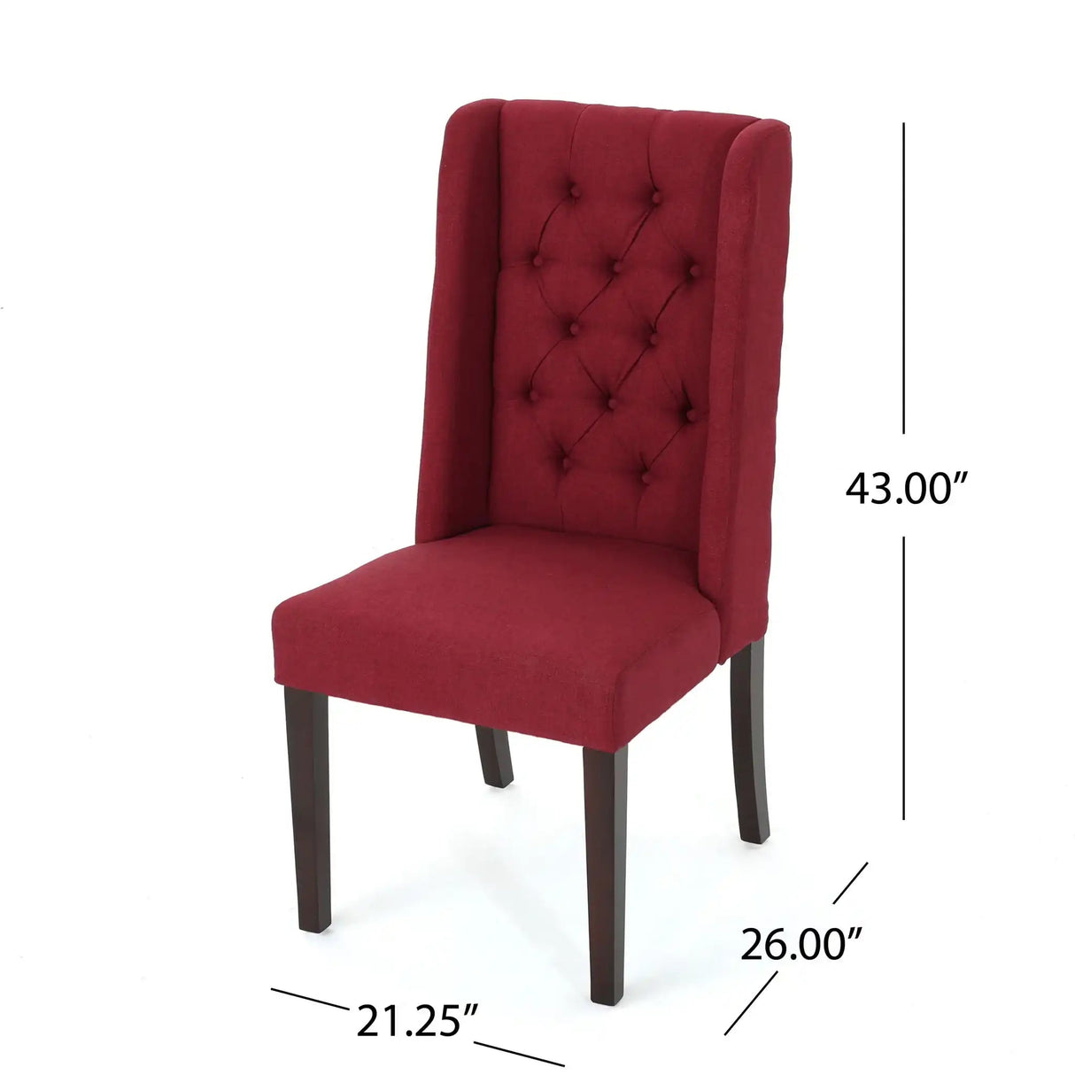 Sophisticated Tufted Dining Chair With High Back Design - Best Buy Furniture