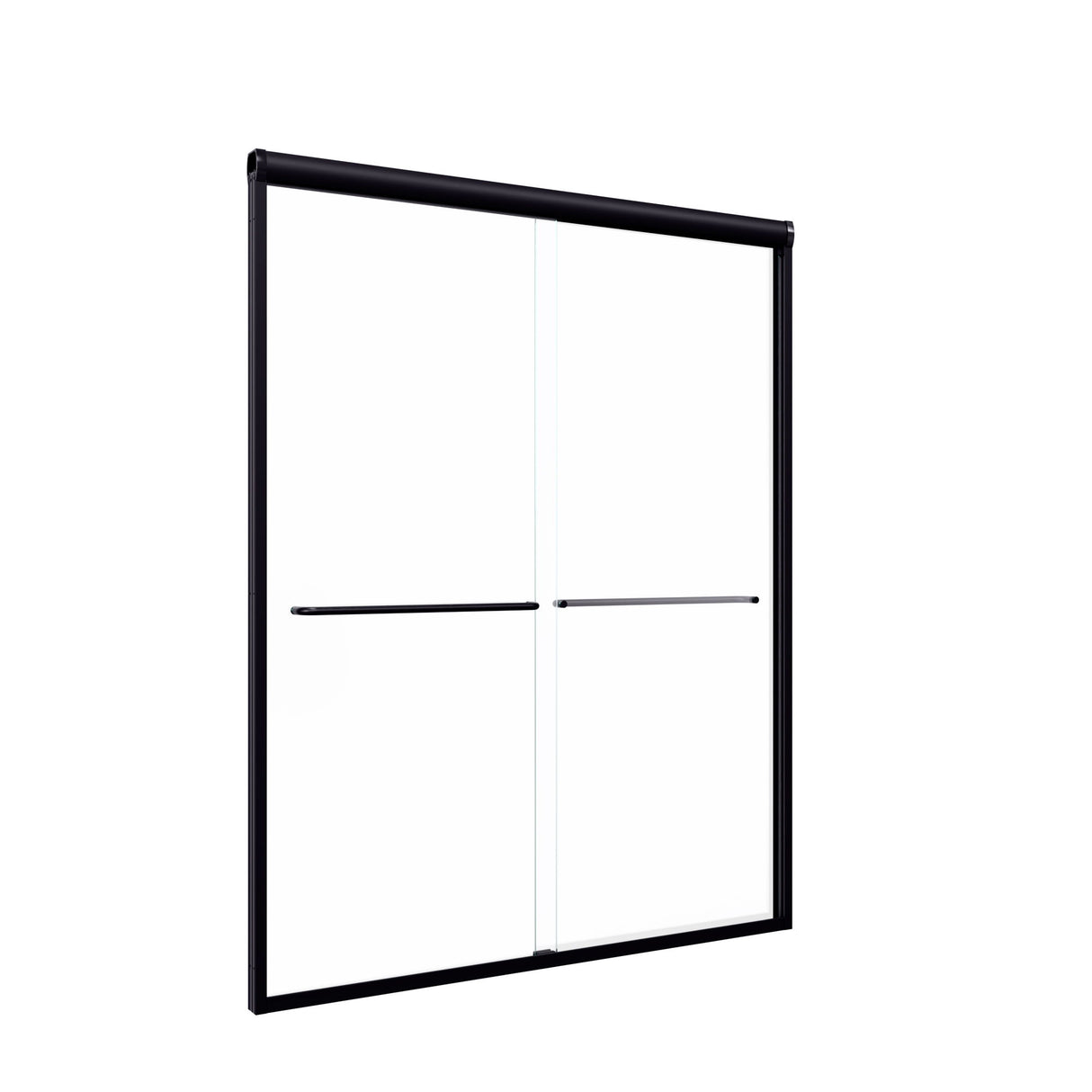Modern Semi Frameless Double Sliding Shower Door